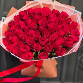 Акция! Букет из 51 красной розы